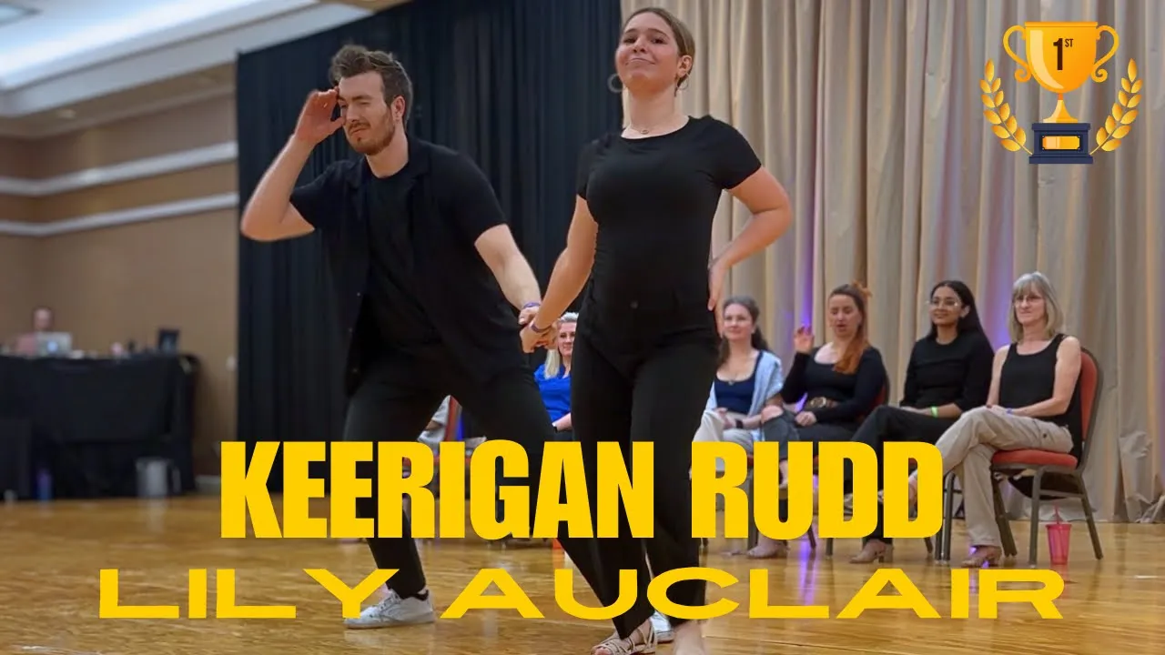 West Coast Swing Improv | Keerigan Rudd and Lily Auclair | 1st Place | Show Me Showdown | Song 2