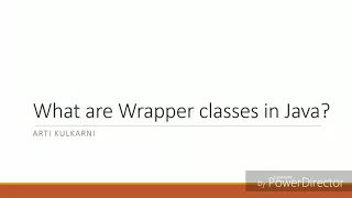 What are wrapper classes in Java