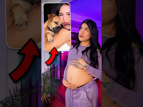 Hicimos el TREND + VIRAL🤯: ESTANDO EMBARAZADA🤰🏻😨 #tiktok