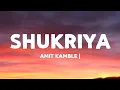 Amit Kamble - Shukriya ( Lyrics)