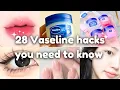 Vaseline beauty tips \u0026 hacks to make you look prettier 💕