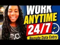 This Remote Data Entry Job Lets You Work Anytime Flexible Schedule Bi-Weekly Pay