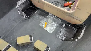 Ballast boxes for mowing lead, first step.