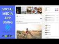 React Node js Express js Social Media App Tutorial Full Stack Social Media App