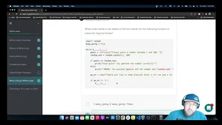 Using while loop as a menu in Python - Challenge