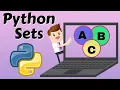 Python Sets Creating sets Adding and Removing elements from sets Part 16 Python tutorial 2020