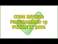 Code Review programmed 15 puzzle in java