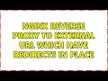 Nginx reverse proxy to external URL which have redirects in place