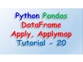Python Pandas Dataframe apply applymap Tutorial 20
