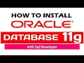 Oracle Database 11g Installation with Sql Developer work Bangla Tutorial