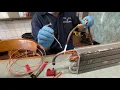 How to replace an evaporator coil on a True reach in refrigerator