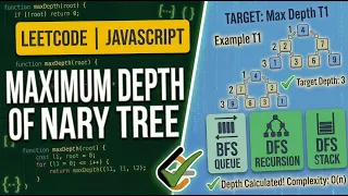 104 Maximum Depth of Binary Tree - LeetCode JavaScript