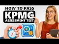 How to PASS KPMG ONLINE ASSESSMENT Top 3 KEY QUESTIONS
