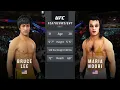 UFC 4 Bruce Lee vs Sephora Maria Noori CURVY MODEL EA Sports UFC 4