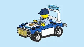 LEGO 952201 Instructions | City | Justin Justice's Police Car | Police | Magazine Gift