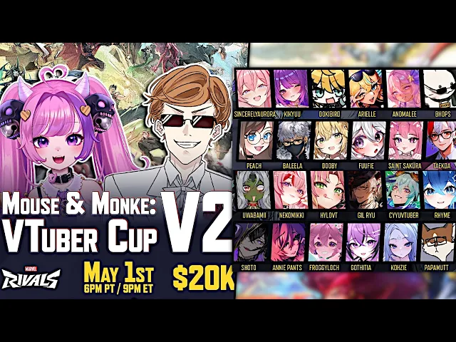 Video: Mouse & Monke: VTuber Cup - Marvel Rivals Edition V2