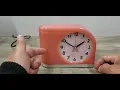 Vintage Pink Westclox Toastmaster Big Ben Moon Beam 43000 Alarm Clock