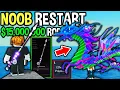 Download Lagu NOOB RESTARTS With $15,000,000 ROD in Roblox Fisch..
