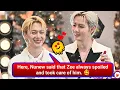 Lagu (ZeeNunew) Here, Nunew said that Zee always spoiled and took care of him. 