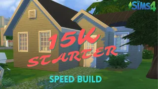 15k starter home sims 4 speed build no cc 