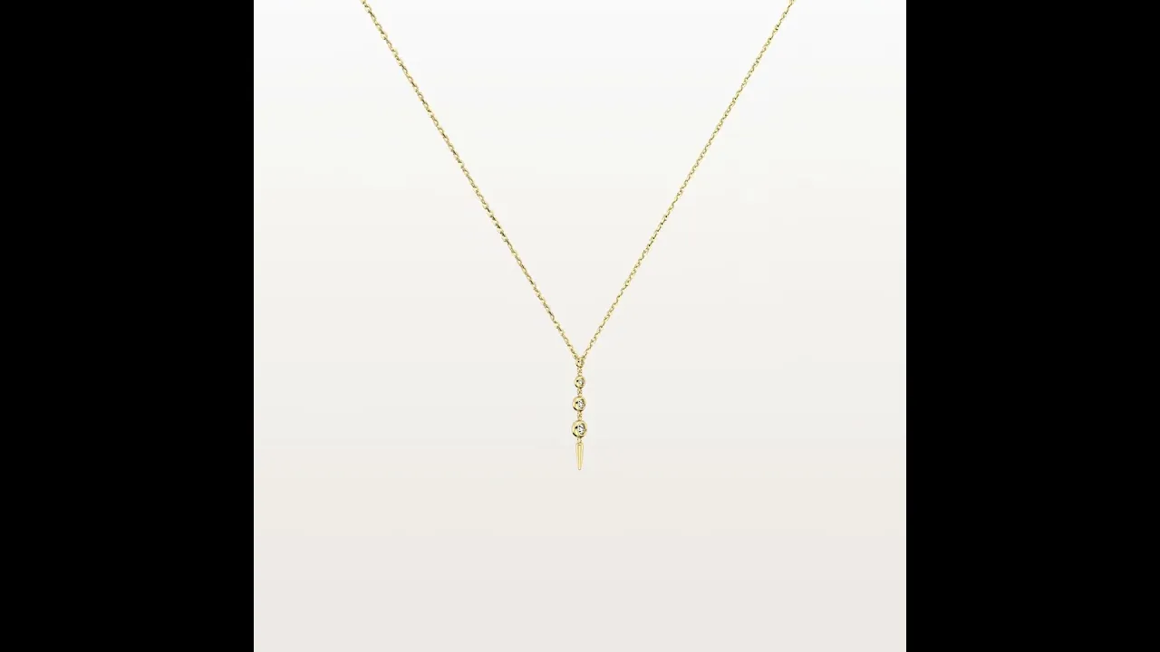 Forever Mood | Graduated Linear Drop Necklace