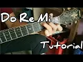 do re mi fa so la ti do, tutorial guitar lesson for beginner