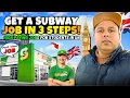 How to Get a Job at Subway UK Best Part Time Job for Students