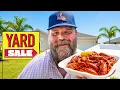 I sold seafood at a yard sale