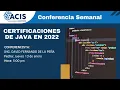 Certificaciones de Java en 2022