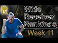 WR Fantasy Football Rankings NFL week 11 Relentless Press