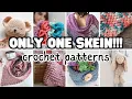 The BEST ONE-SKEIN CROCHET Patterns You NEED to MAKE This SPRING SUMMER 2023