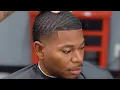 HIGH TAPER FADE HAIRCUT HAIR WITH WAVES TUTORIAL