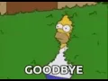 Goodbye simsons gif