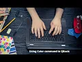 Learn QBasic How to draw a colored square using QBasic
