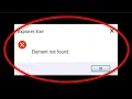 How To Fix Element Not Found Explorer Exe Error Windows 7