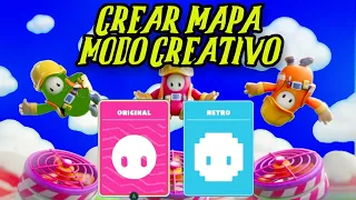 ✅¡APRENDE A! ¿COMO CREAR UN MAPA EN EL MODO CREATIVO CONSTRUCCION DE FALL GUYS? ????Aquí te muestro?