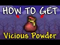 How to get Vicious Powder in Terraria 1 4 4 9 Vicious Powder Terraria