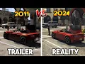 Download Lagu GTA 5 : 2011 TRAILER VS 2024 REAL GAMEPLAY