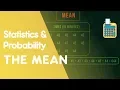 The Mean Statistics Probability Maths FuseSchool