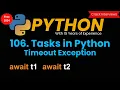 Python Task Exception Handling with Asyncio