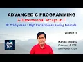 2-Dimensional Arrays in C 8 Tricky Problem Sanfoundry