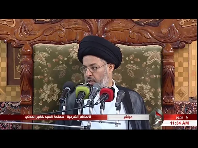 ⁣السيد خضير المدني _ ما حكم ابتلاع الدم من دون عمد ؟