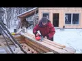 Renovating an Abandoned Sugar Shack | ep. 5 | Winter hit HARD | Custom Jig for Milling Battens