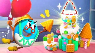 Let's Build a Castle | Fun Stories | Yummy Foods Family | Kids Cartoon | BabyBus TV