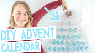 DIY STOCKING TREE ADVENT CALENDAR Pottery Barn Hacks