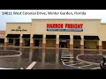 Shopping at Harbor Freight Tools in Winter Garden Florida on Colonial Drive - Store 485