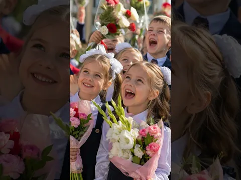 С Днём знаний!🔔 \\ A new academic year has begun in Russia! #школа #урок #1сентября