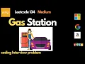 Amazon Interview Question Gas Station Leetcode 134 coding interview Question tamil