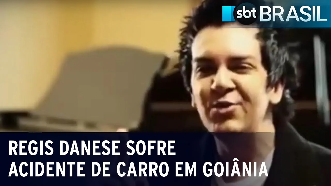 Regis Danese sofre acidente de carro em Goiânia | SBT Brasil (30/08/23)
