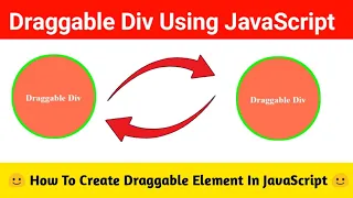 Draggable DIV Using JavaScript Draggable Element JavaScript Projects For Beginners CODE 5X